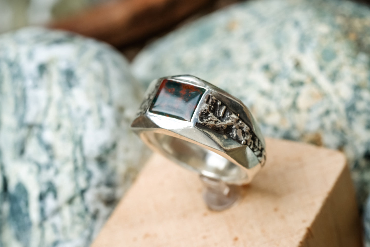 Bloodstone Big Ring