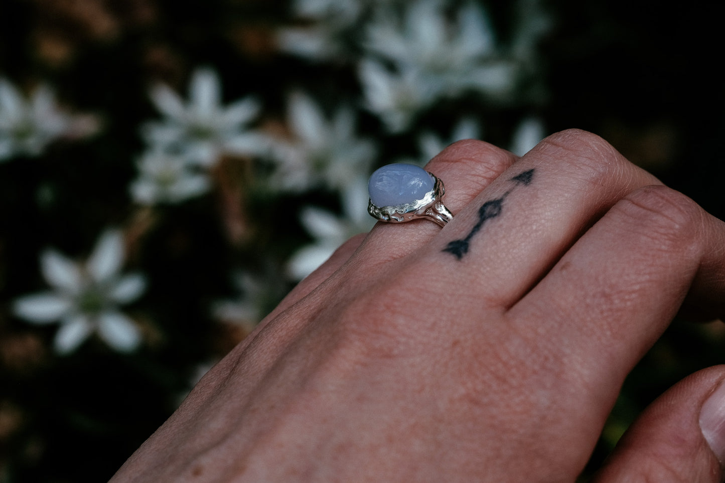 Chalcedony Cocktail Ring