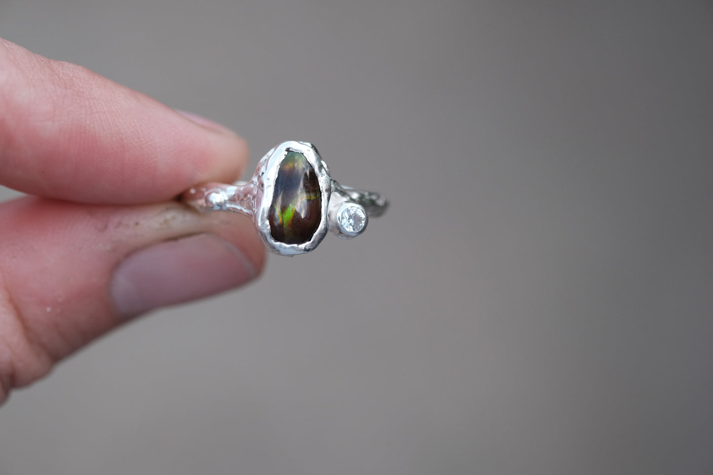 Fire Agate Ring 06