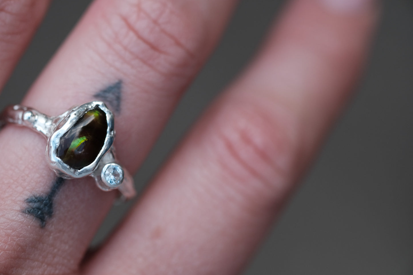 Fire Agate Ring 06