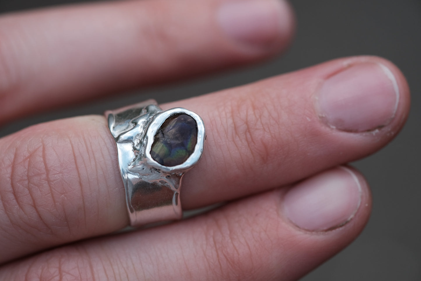 Fire Agate Ring 08