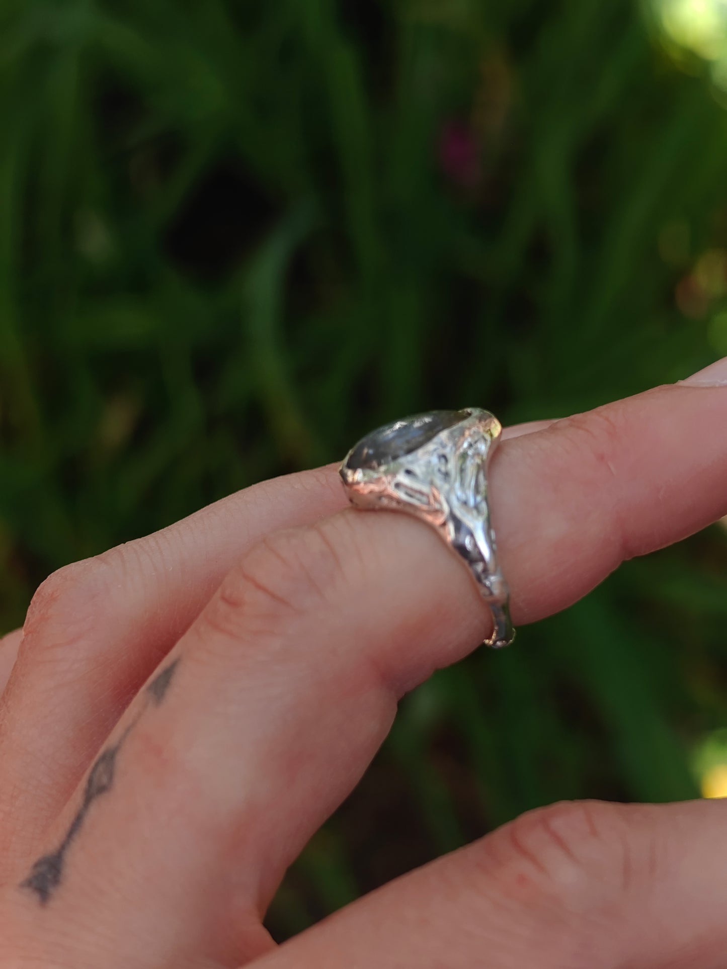Labradorite Big Ring