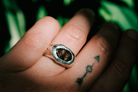 Fire Agate Ring 07