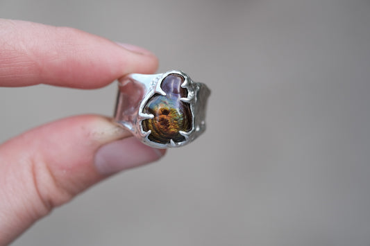 Fire Agate Ring 09