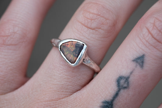 Fire Agate Ring 01