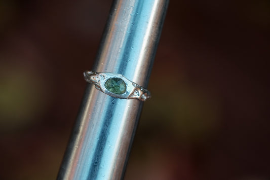 Moldavite Ring