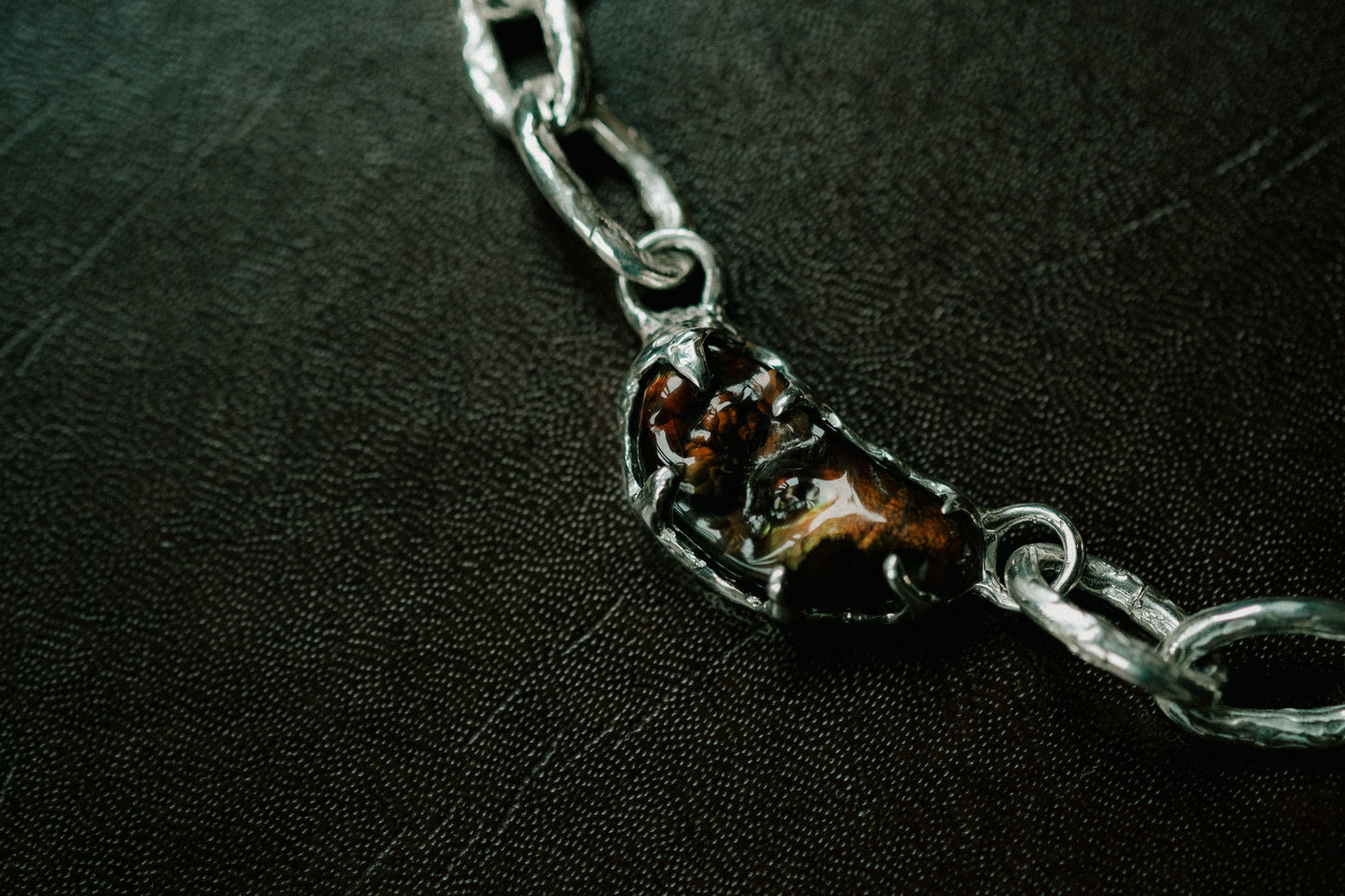 Fire Agate Chain