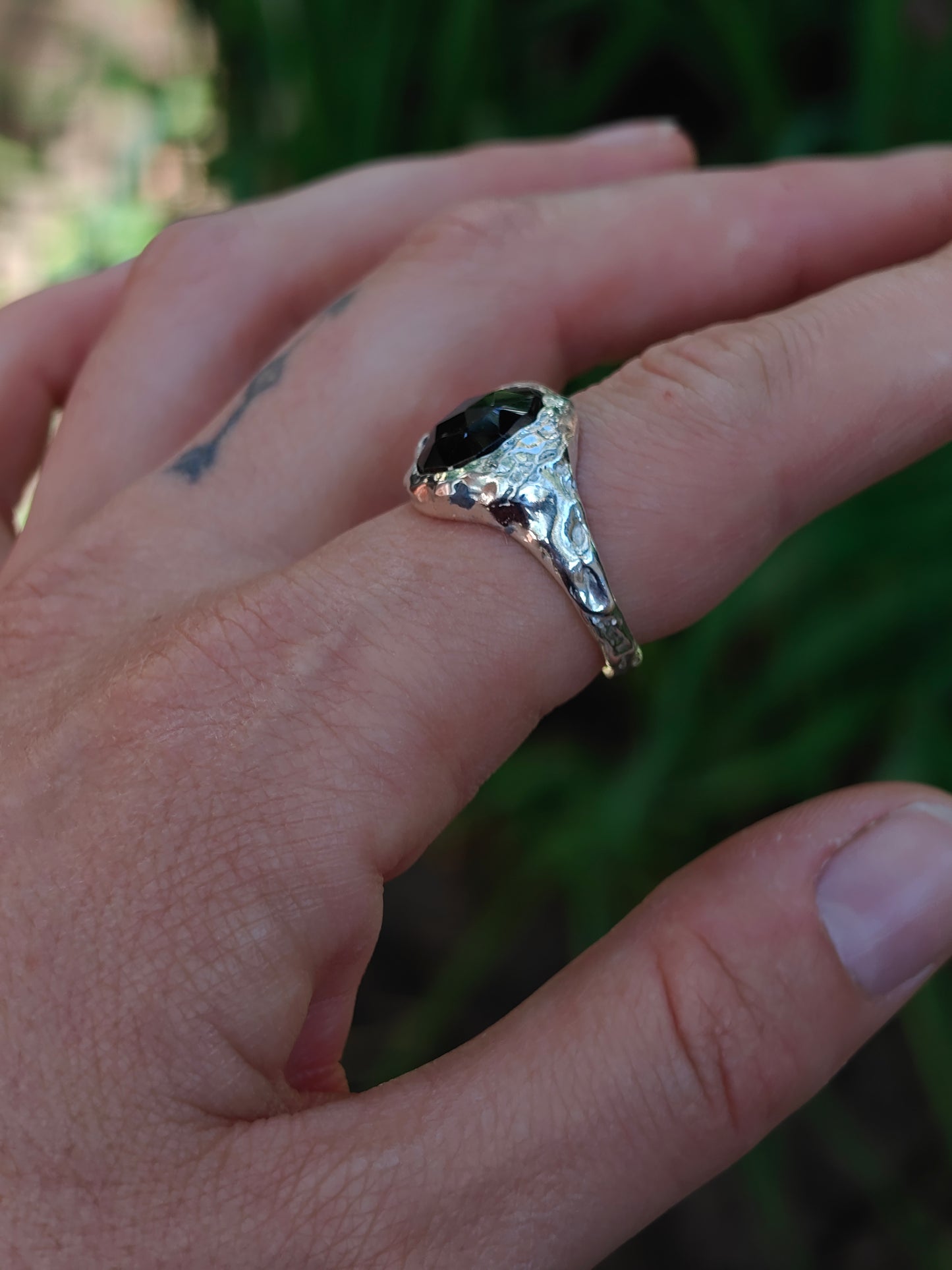 Black Spinel Ring