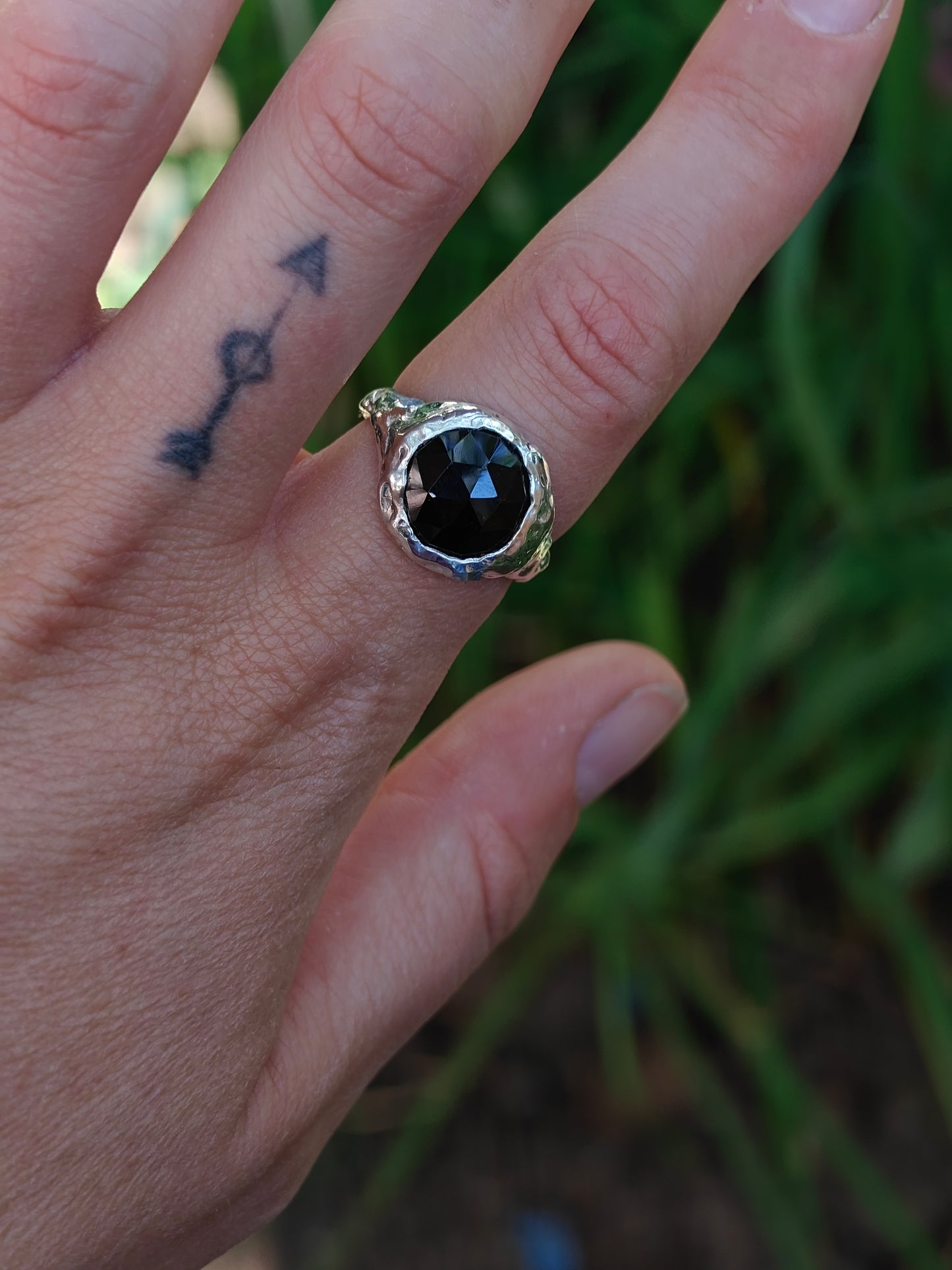Black Spinel Ring